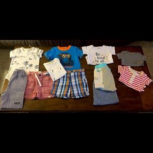 Infant boys Lot. All new without tags. 11pc infant-12mo cotton organic soft